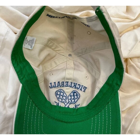 Pickleball Varsity Baseball Cap Meet Me At The Court Adjustable Size Hat - Picture 4 of 5